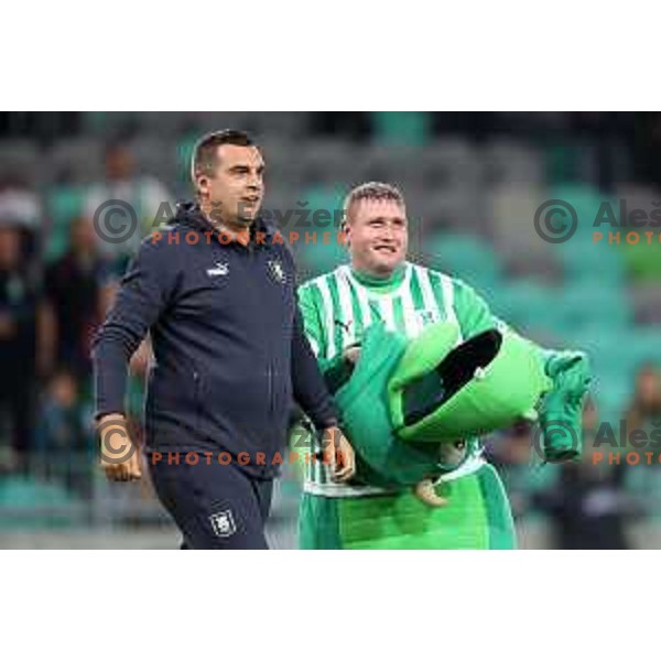 In action during Prva Liga Telemach 2022-2023 football match between Olimpija and Koper in SRC Stozice, Ljubljana, Slovenia on October 30, 2022