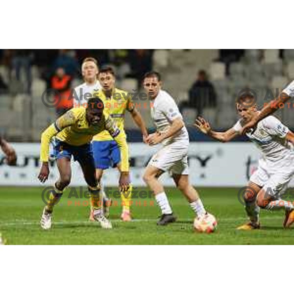 Omar Correia of Koper in action during Prva Liga Telemach 2022-2023 football match between Koper and Domzale at Bonifika Arena in Koper, Slovenia on November 4, 2022