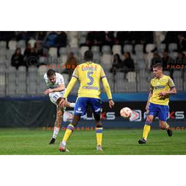 Jost Pisek of Koper in action during Prva Liga Telemach 2022-2023 football match between Koper and Domzale at Bonifika Arena in Koper, Slovenia on November 4, 2022