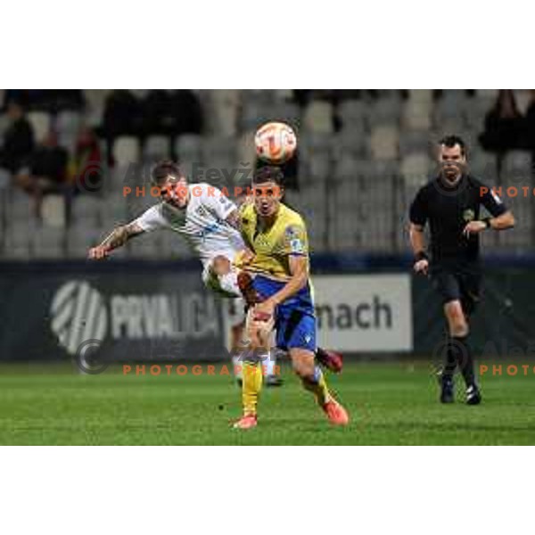 Franko Kovacevic in action during Prva Liga Telemach 2022-2023 football match between Koper and Domzale at Bonifika Arena in Koper, Slovenia on November 4, 2022