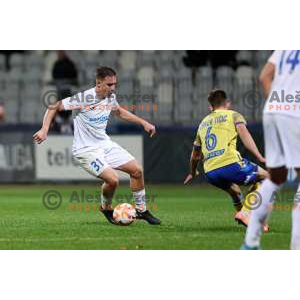 Jost Pisek in action during Prva Liga Telemach 2022-2023 football match between Koper and Domzale at Bonifika Arena in Koper, Slovenia on November 4, 2022