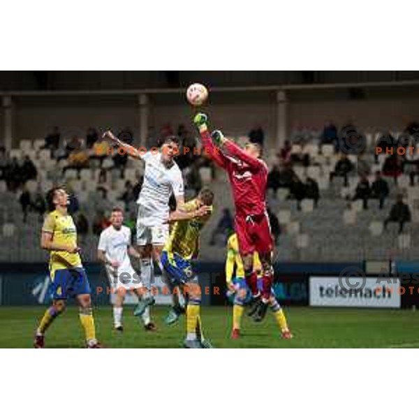 Adnan Golubovic of Koper in action during Prva Liga Telemach 2022-2023 football match between Koper and Domzale at Bonifika Arena in Koper, Slovenia on November 4, 2022