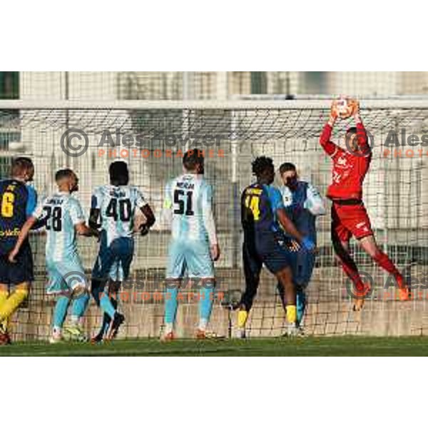 Of Gorica in action during Prva Liga Telemach 2022-2023 football match between Gorica and Celje in Nova Gorica, Slovenia on November 5, 2022