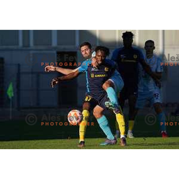 Of Gorica in action during Prva Liga Telemach 2022-2023 football match between Gorica and Celje in Nova Gorica, Slovenia on November 5, 2022