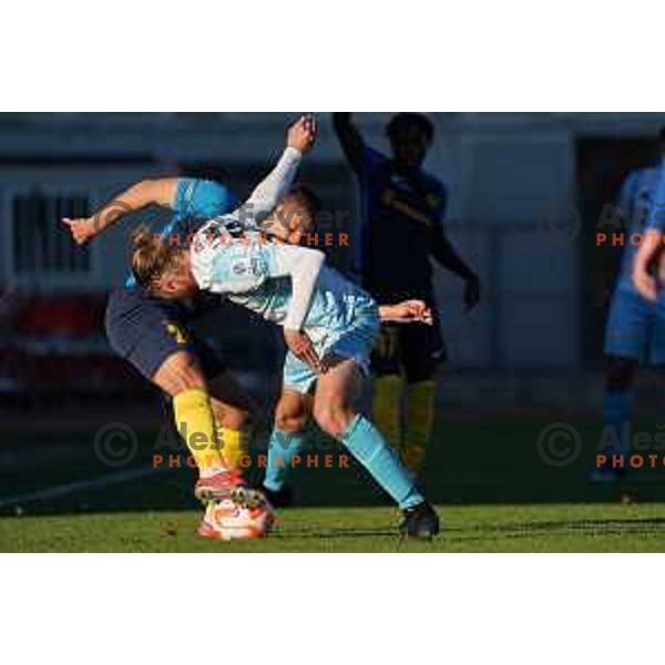 Of Gorica in action during Prva Liga Telemach 2022-2023 football match between Gorica and Celje in Nova Gorica, Slovenia on November 5, 2022