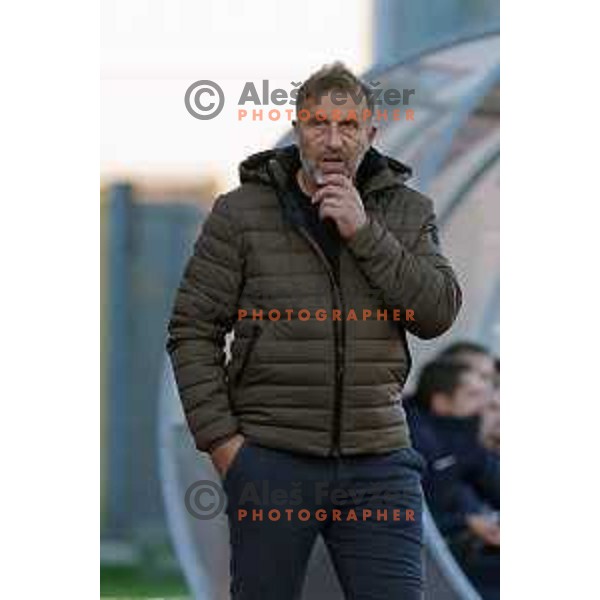 in action during Prva Liga Telemach 2022-2023 football match between Gorica and Celje in Nova Gorica, Slovenia on November 5, 2022