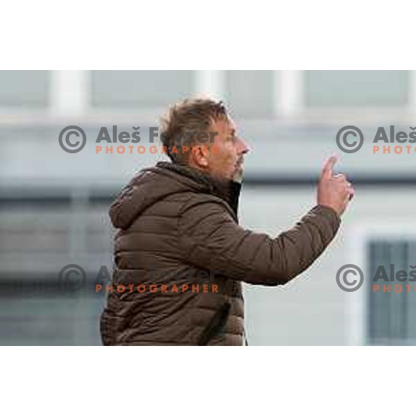 in action during Prva Liga Telemach 2022-2023 football match between Gorica and Celje in Nova Gorica, Slovenia on November 5, 2022