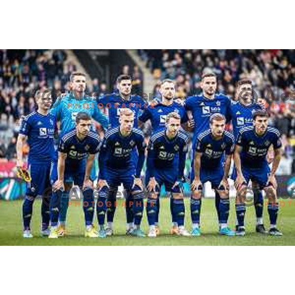 Maribor starting eleven during Prva liga Telemach football match between Maribor and Mura in Ljudski vrt, Maribor, Slovenia on November 6, 2022. Photo: Jure Banfi