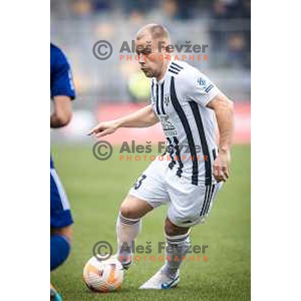 Domantas Simkus in action during Prva liga Telemach football match between Maribor and Mura in Ljudski vrt, Maribor, Slovenia on November 6, 2022. Photo: Jure Banfi