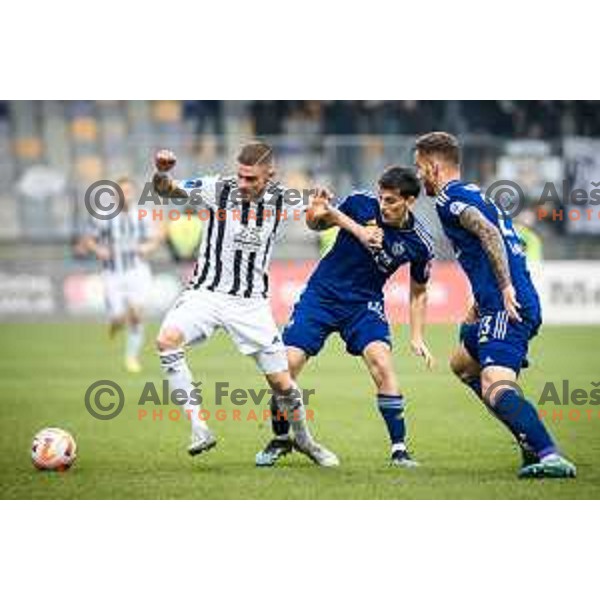 in action during Prva liga Telemach football match between Maribor and Mura in Ljudski vrt, Maribor, Slovenia on November 6, 2022. Photo: Jure Banfi