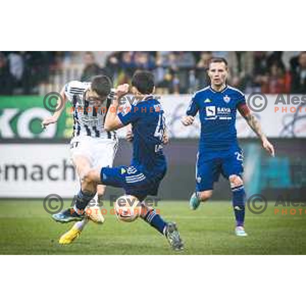 in action during Prva liga Telemach football match between Maribor and Mura in Ljudski vrt, Maribor, Slovenia on November 6, 2022. Photo: Jure Banfi