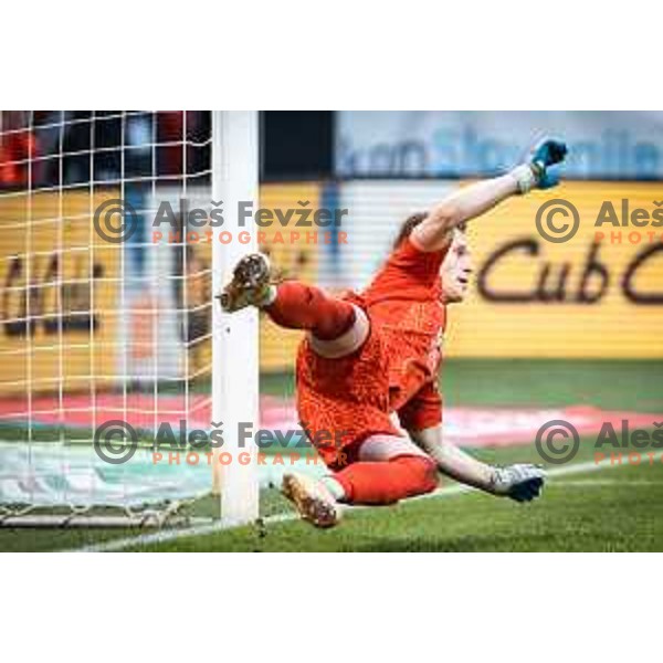 in action during Prva liga Telemach football match between Maribor and Mura in Ljudski vrt, Maribor, Slovenia on November 6, 2022. Photo: Jure Banfi