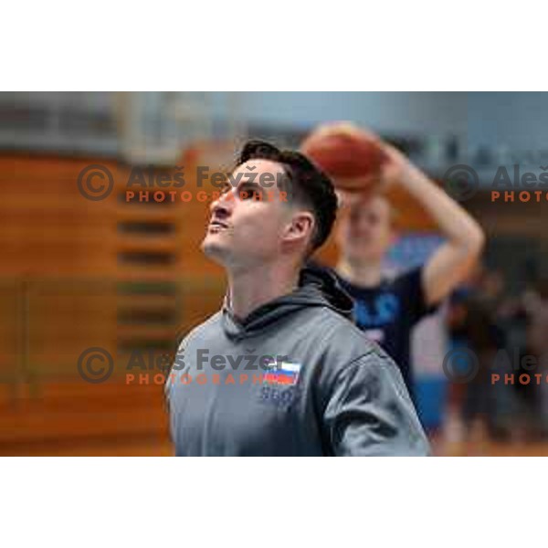 practice of Slovenia National Basketball team in Ljubljana, Slovenia on November 7, 2022