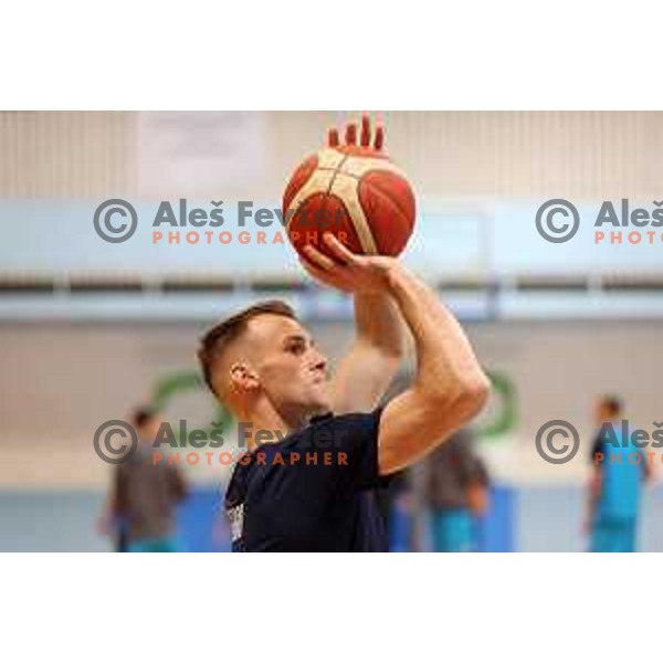 practice of Slovenia National Basketball team in Ljubljana, Slovenia on November 7, 2022