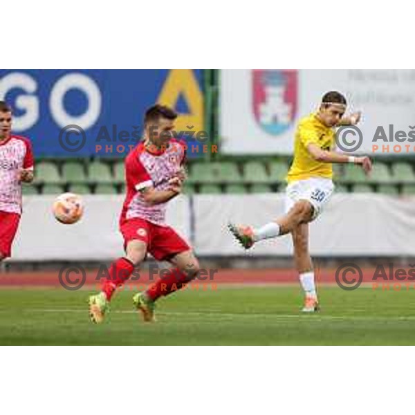 Of Bravo in action during Union Slovenian Cup 2022-2023 football match between Bravo and Britof in Ljubljana, Slovenia on November 9, 2022