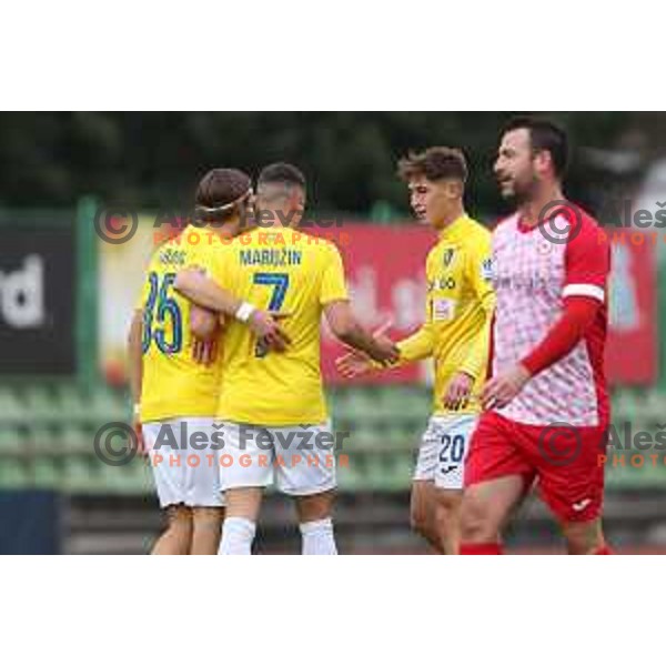 Of Bravo in action during Union Slovenian Cup 2022-2023 football match between Bravo and Britof in Ljubljana, Slovenia on November 9, 2022