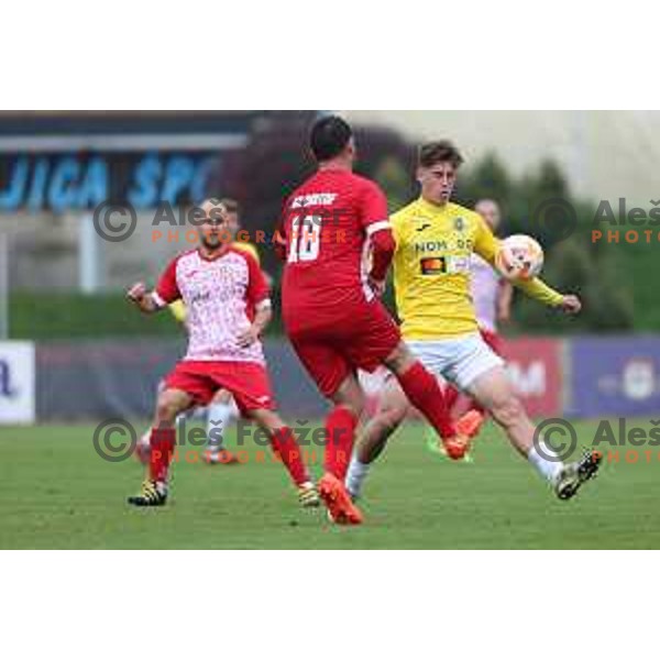 Of Bravo in action during Union Slovenian Cup 2022-2023 football match between Bravo and Britof in Ljubljana, Slovenia on November 9, 2022