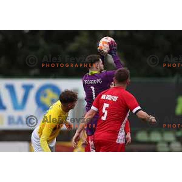 Of Bravo in action during Union Slovenian Cup 2022-2023 football match between Bravo and Britof in Ljubljana, Slovenia on November 9, 2022