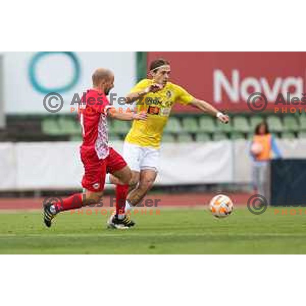 Of Bravo in action during Union Slovenian Cup 2022-2023 football match between Bravo and Britof in Ljubljana, Slovenia on November 9, 2022