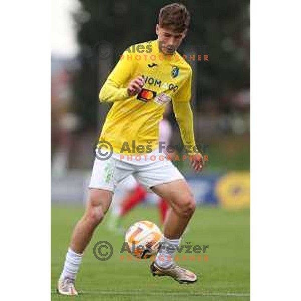 Of Bravo in action during Union Slovenian Cup 2022-2023 football match between Bravo and Britof in Ljubljana, Slovenia on November 9, 2022