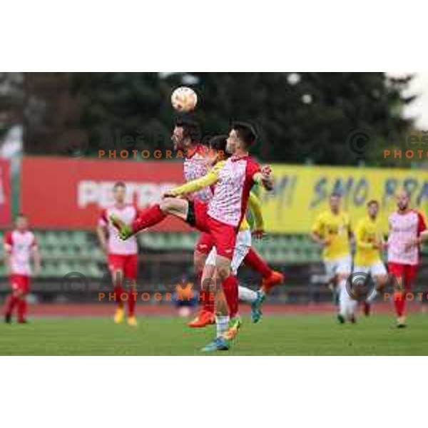 Of Bravo in action during Union Slovenian Cup 2022-2023 football match between Bravo and Britof in Ljubljana, Slovenia on November 9, 2022