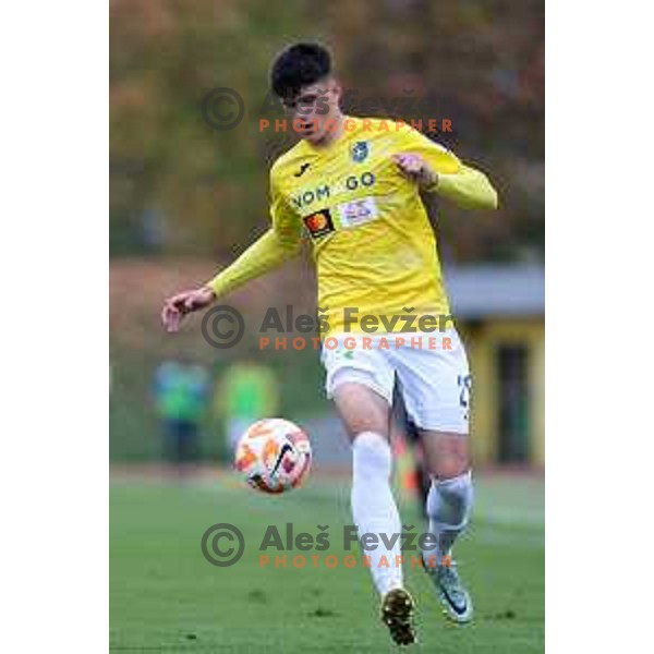 Of Bravo in action during Union Slovenian Cup 2022-2023 football match between Bravo and Britof in Ljubljana, Slovenia on November 9, 2022