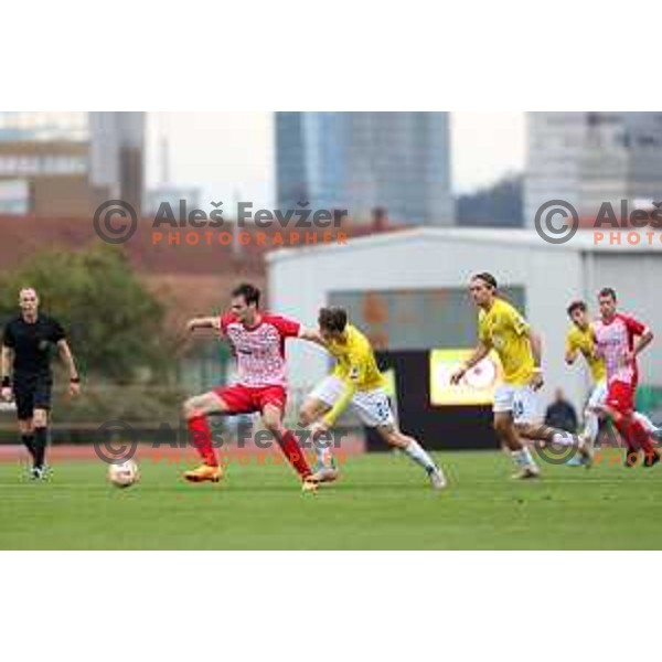 Of Bravo in action during Union Slovenian Cup 2022-2023 football match between Bravo and Britof in Ljubljana, Slovenia on November 9, 2022