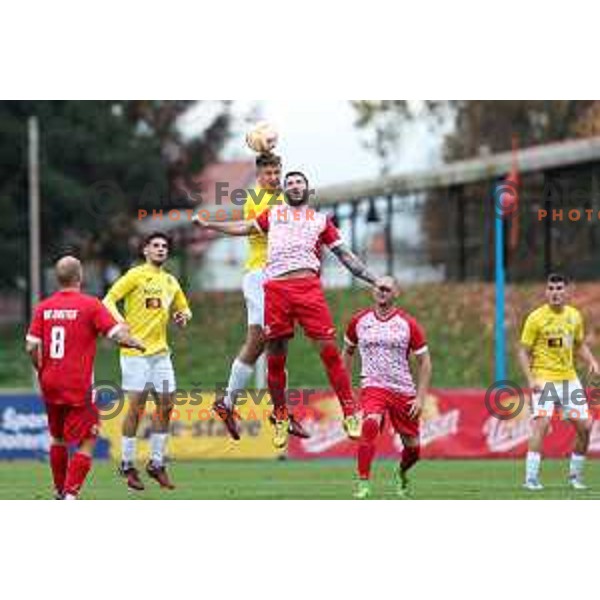 Of Bravo in action during Union Slovenian Cup 2022-2023 football match between Bravo and Britof in Ljubljana, Slovenia on November 9, 2022