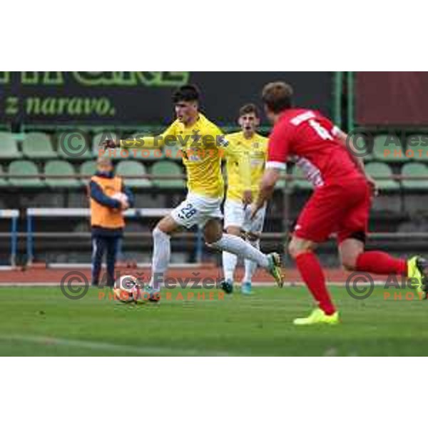 Of Bravo in action during Union Slovenian Cup 2022-2023 football match between Bravo and Britof in Ljubljana, Slovenia on November 9, 2022