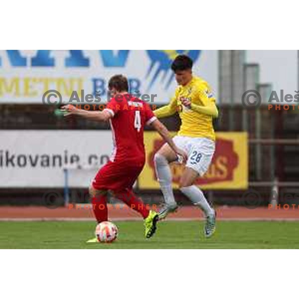 Of Bravo in action during Union Slovenian Cup 2022-2023 football match between Bravo and Britof in Ljubljana, Slovenia on November 9, 2022