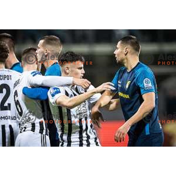 Srdan Kuzmic in action during Slovenian Cup football match between Celje and Mura in Arena z’dezele, Celje, Slovenia on November 9, 2022. Photo: Jure Banfi