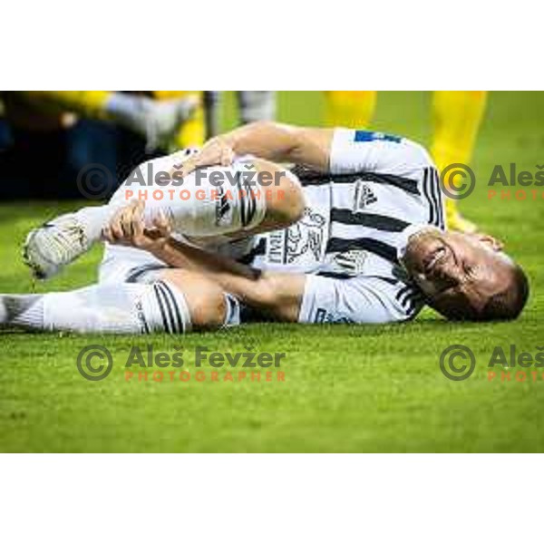 Domantas Simkus during Slovenian Cup football match between Celje and Mura in Arena z’dezele, Celje, Slovenia on November 9, 2022. Photo: Jure Banfi