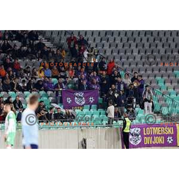 In action during Union Slovenian Cup football match between Olimpija and Avto Rajh Ljutomer in Ljubljana, Slovenia on November 9, 2022