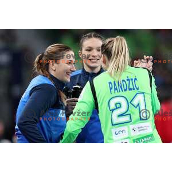 Branka Zec during the handball match between Slovenia and Croatia at Women\'s EHF Euro 2022 in Ljubljana, Slovenia on November 10, 2022