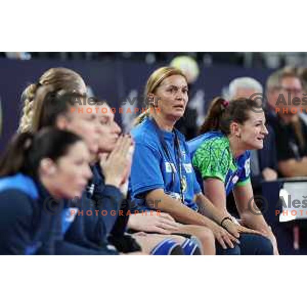 Branka Mijatovic during the handball match between Slovenia and Croatia at Women\'s EHF Euro 2022 in Ljubljana, Slovenia on November 10, 2022