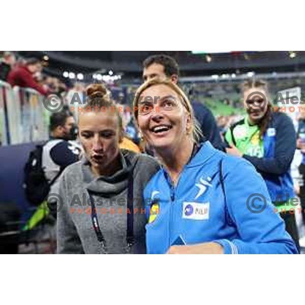 Branka Mijatovic during the handball match between Slovenia and Croatia at Women\'s EHF Euro 2022 in Ljubljana, Slovenia on November 10, 2022