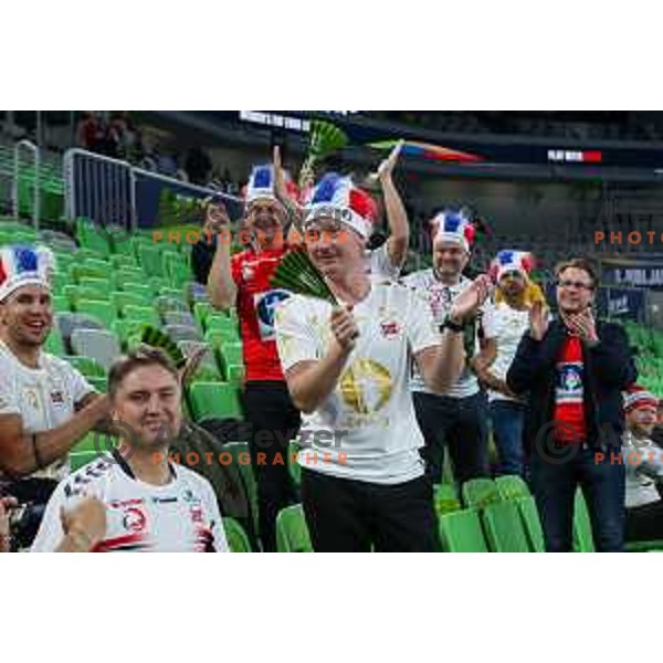 Norvegian supporters during the handball match between Slovenia and Norway at Women\'s EHF Euro 2022 in Ljubljana, Slovenia on November 14, 2022