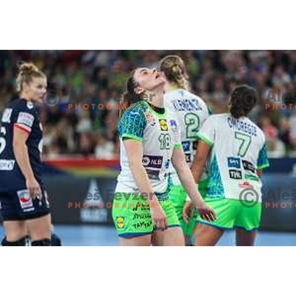 Nina Zulic during the handball match between Slovenia and Norway at Women\'s EHF Euro 2022 in Ljubljana, Slovenia on November 14, 2022