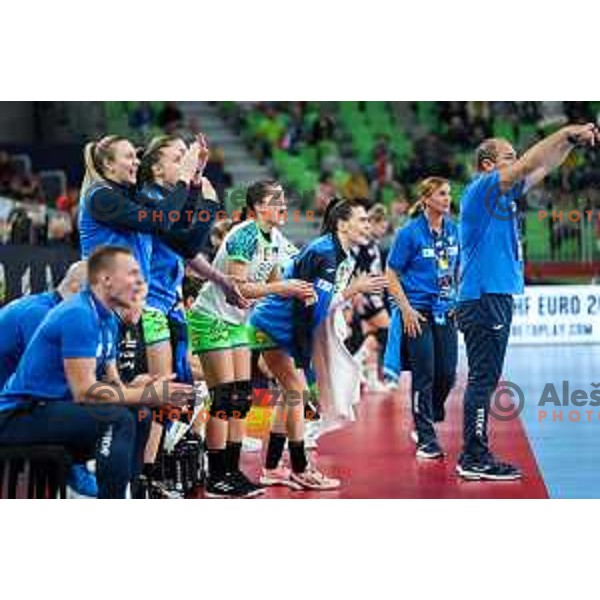 Dragan Adzic during the handball match between Slovenia and Norway at Women\'s EHF Euro 2022 in Ljubljana, Slovenia on November 14, 2022