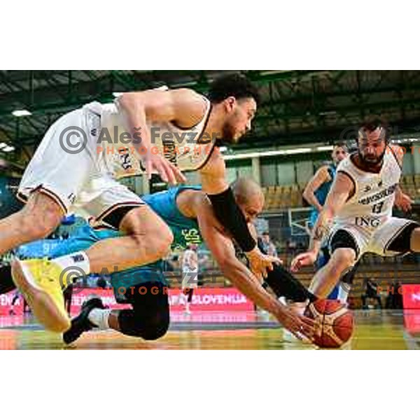 of Slovenia in action during World Cup 2023 Qualifiers basketball match between Slovenia and Germany in Koper, Slovenia on November 14, 2022