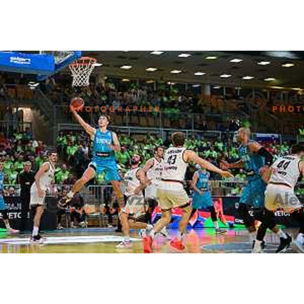 of Slovenia in action during World Cup 2023 Qualifiers basketball match between Slovenia and Germany in Koper, Slovenia on November 14, 2022