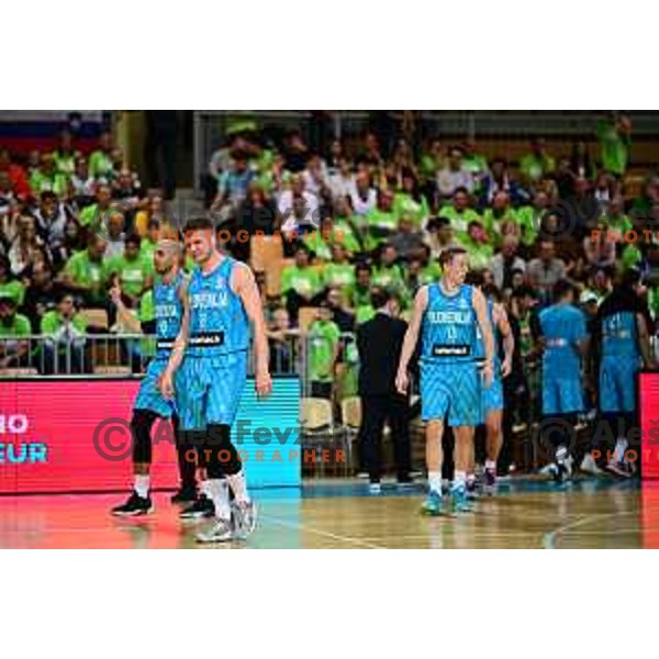 of Slovenia in action during World Cup 2023 Qualifiers basketball match between Slovenia and Germany in Koper, Slovenia on November 14, 2022