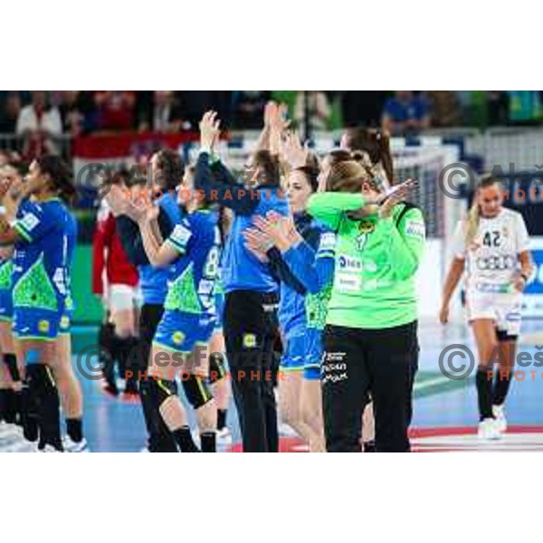 Branka Zec during the handball match between Slovenia and Hungary at Women\'s EHF Euro 2022 in Ljubljana, Slovenia on November 16, 2022