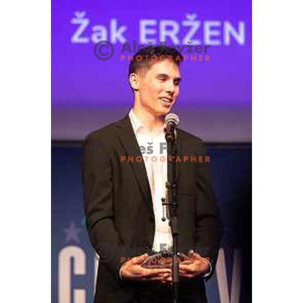 Zak Erzen during Night of the stars event, at Ljubljana castle, Slovenia on November 16, 2022