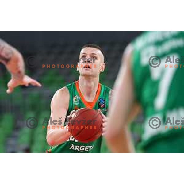 Alen Omic in action during 7days EuroCup 2022-2023 regular season match between Cedevita Olimpija (SLO) and Prometey (UKR) in Stozice Arena, Ljubljana, Slovenia on November 22, 2022