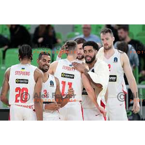 in action during 7days EuroCup 2022-2023 regular season match between Cedevita Olimpija (SLO) and Prometey (UKR) in Stozice Arena, Ljubljana, Slovenia on November 22, 2022