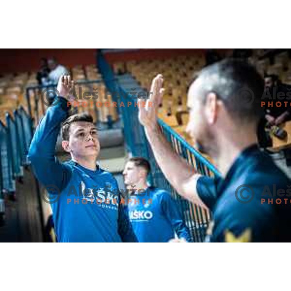 in action during EHF Champions League handball match between RK Celje Pivovarna Lasko and Pick Szeged in Dvorana Zlatorog, Celje, Slovenia on November 30, 2022. Photo: Jure Banfi