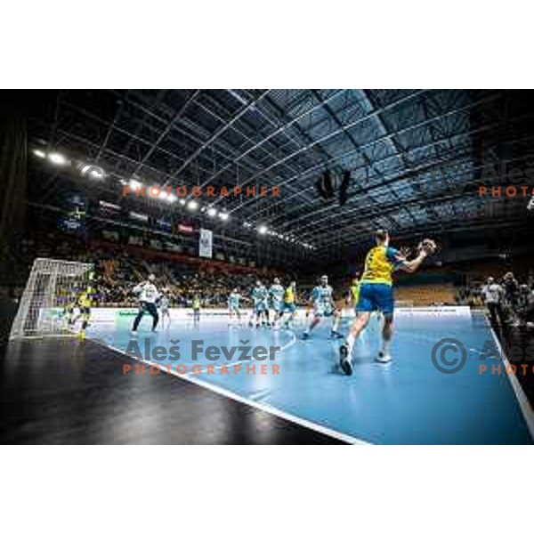 in action during EHF Champions League handball match between RK Celje Pivovarna Lasko and Pick Szeged in Dvorana Zlatorog, Celje, Slovenia on November 30, 2022. Photo: Jure Banfi