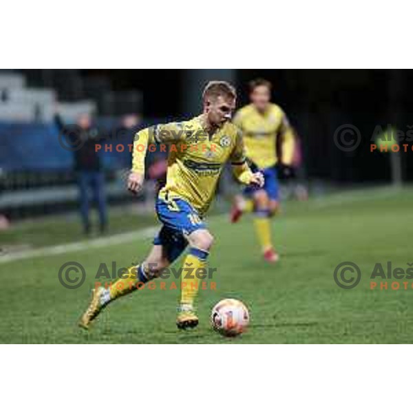 Rudi Pozeg Vancas in action during Prva Liga Telemach 2022-2023 football match between Koper and Mura at Bonifika Arena in Koper, Slovenia on November 30, 2022