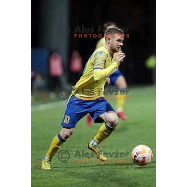 Rudi Pozeg Vancas in action during Prva Liga Telemach 2022-2023 football match between Koper and Mura at Bonifika Arena in Koper, Slovenia on November 30, 2022